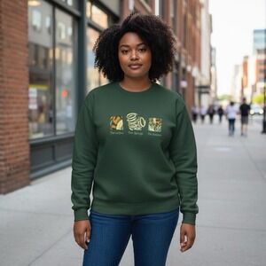 VTG Mickey Inc. Walt‎ Disney World Tigger Green Sweatshirt Size XL Made In USA
